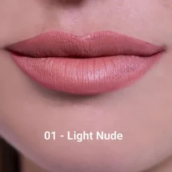 Rougj Rossetto Cremoso Colore Pieno 01 Nudo Chiaro - Rossetto emolliente per le labbra, 1 pezzo