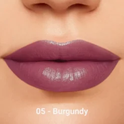 Rougj Rossetto Idratante Effetto Gloss 05 Burgundy - Rossetto emolliente e rimpolpante, 1 stick