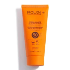 Rougj Solare SPF 50 - Crema solare ad alta protezione per il viso e il corpo, 100 ml