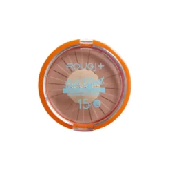Rougj Sun Effect 02 - Terra abbronzante con illuminante e SPF 15 per un viso radioso, 18 g