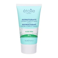 Rougj Étoile - Crema corpo e mani ristrutturante all'aloe vera per la pelle secca, 150 ml