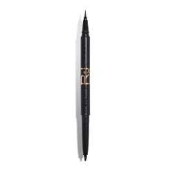 Rougj x Liu Jo Double Liner - Matita kajal automatica ed eyeliner liquido nero, 1 pezzo