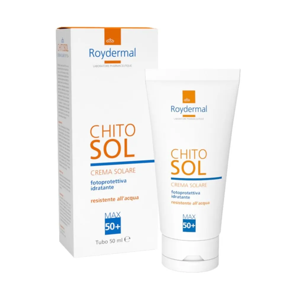 Roydermal Chitosol Crema Solare Foto-protettiva Idratante SPF50+ , 50ml