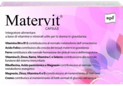 Rpf Matervit - Integratore multivitaminico in capsule Rpf Matervit per la gravidanza, 30 capsule