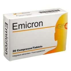 Sage Pharma Emicron - Integratore alimentare per il contrasto dell'emicrania, 20 compresse