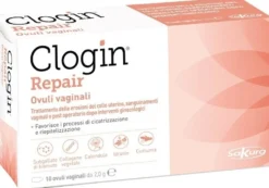 Sakura Clogin Repair - Ovuli vaginali Clogin Repair per la secchezza e le micosi, 10 ovuli da 2 g