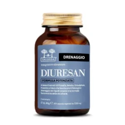 Salugea Diuresan Formula Potenziata Integratore Drenante Naturale, 60 Capsule Vegetali
