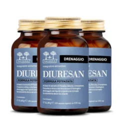 Salugea Diuresan Formula Potenziata Integratore Drenante Naturale, 60 Capsule Vegetali