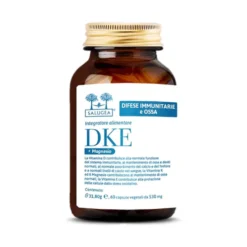 Salugea DKE + Magnesio Integratore Difese Immunitarie e Ossa, 60 Capsule