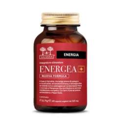 Salugea Energea+ Nuova Formula Integratore Energia e Vitalità, 60 Capsule Vegetali