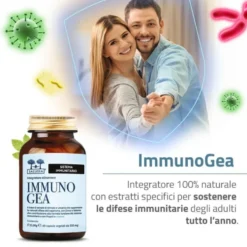 Salugea ImmunoGea Integratore Difese Immunitarie Adulti, 60 Capsule Vegetali