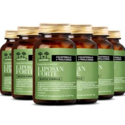 Salugea Liposan Forte Nuova Formula Integratore Colesterolo e Trigliceridi, 60 Capsule Vegetali