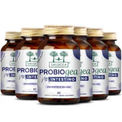 Salugea ProbioGea Intestino Integratore Probiotico, 60 Capsule Vegetali Acido-Resistenti