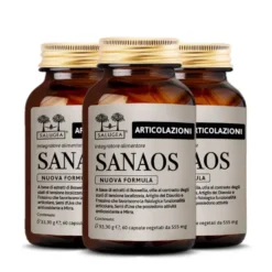 Salugea Sanaos Nuova Formula Integratore Articolazioni Tendini e Legamenti, 60 Capsule Vegetali