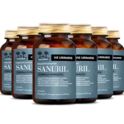 Salugea Sanuril Formula Potenziata Integratore Vie Urinarie, 60 Capsule Vegetali