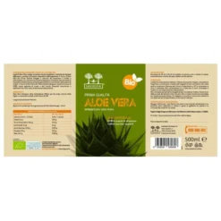 Salugea Succo Aloe Vera Bio Integratore Digestione e Depurazione, 500ml