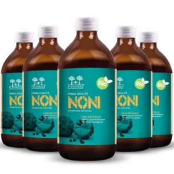 Salugea Succo Noni Bio Integratore Stanchezza Fisica e Mentale, 500ml