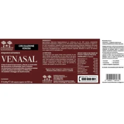 Salugea Venasal Integratore Circolazione Venosa, 60 Capsule Vegetali