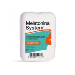 Sanifarma Melatonina System - integratore melatonina per il riposo notturno, 300 compresse