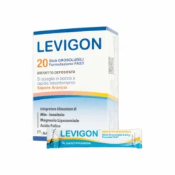 Sanitpharma Levigon Integratore Metabolismo Gusto Arancia, 20 Stick Orosolubili