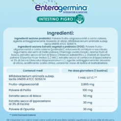 Sanofi Enterogermina - Intestino Pigro Integratore Alimentare, 10 Bustine