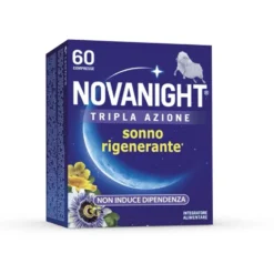 Sanofi Novanight - Tripla Azione Integratore a Rilascio Rapido, 60 Compresse
