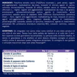 Sanofi Novanight - Tripla Azione Integratore a Rilascio Rapido, 30 Compresse
