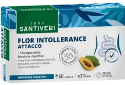 Santiveri Flor Intollerance Attacco - Integratore digestivo Santiveri, 30 capsule