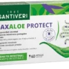 Santiveri Laxaloe Protect - Integratore per transito intestinale con aloe, 60 capsule vegetali