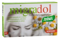 Santiveri Migradol - Integratore alimentare per la tensione alla testa, Migradol 40 capsule
