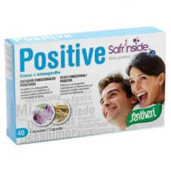 Santiveri Positive - Integratore per il sistema nervoso e l'umore, 40 capsule