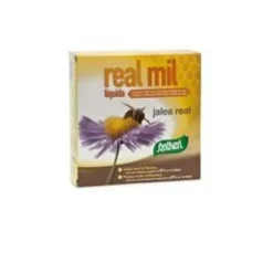 Santiveri Realmil - Integratore tonificante, fiale pappa reale per il benessere, 20 fiale da 10 ml