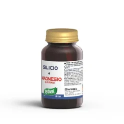 Santiveri Silicio + Magnesio Marino Integratore Alimentare, 60 capsule