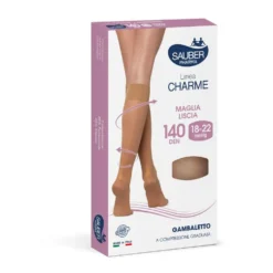 Sauber Maglia liscia 140 denari beige 4 - Gambaletto Desa Pharma a compressione graduata, 1 paio