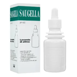 Saugella Attiva - Lavanda Vaginale pH 4.5 Detergente e Protettiva, 140ml