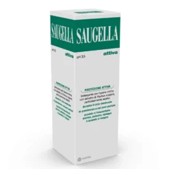 Saugella Attiva Verde - Detergente Intimo a pH 3.5 con Estratto di Timo, 250ml
