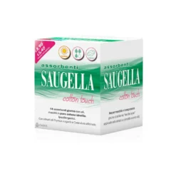 Saugella Cotton Touch - Assorbenti Esterni Giorno con Ali, 14 Pezzi