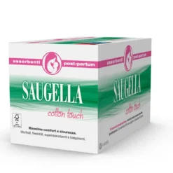 Saugella Cotton Touch - Assorbenti post partum per le perdite abbondanti, 10 pezzi