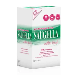 Saugella Cotton Touch - Proteggislip 100% Cotone Ipoallergenici, 40 Pezzi