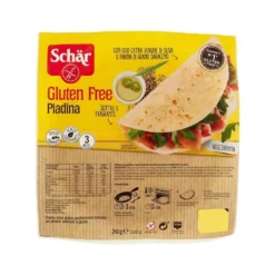 Schar Piadina senza glutine - Piadina all'olio di oliva per pasti veloci, 3 piadine da 80 g