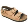 Scholl Air Bag Sandalo nubuck unisex color cuoio per il supporto plantare misura 42