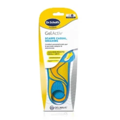Scholl GelActiv - Solette gelactiv Scholl defaticanti per scarpe casual e sneakers, 1 paio taglia L