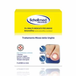 Schollmed Onicomicosi 5% Smalto Medicato per Unghie, 2,5ml