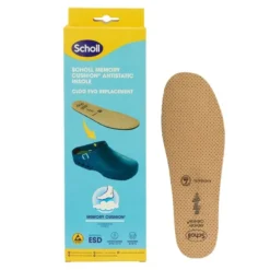 Scholl Soletta antistatica e anatomica con memory cushion per le ciabatte clog evo 37-38, 1 paio