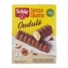 Schär Ondulé - Snack di cialda al cioccolato e crema di nocciole senza glutine, 3 pezzi da 30 g