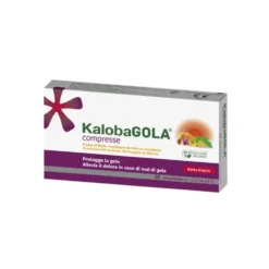 Schwabe Pharma Kalobagola - Compresse lenitive per il mal di gola al gusto fragola, 20 compresse