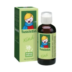 Schwabe Pharma Mama Natura Tussistin Kind - Sciroppo omeopatico per la tosse dei bambini, 100 ml