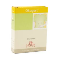 Schwabe Pharma Okugest - Rimedio omeopatico per i disturbi gastrointestinali, 40 compresse