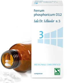 Schwabe Pharma Sali Dr. Schüssler - Ferrum phosphoricum D12 Sale Dr. Schussler N.3 (fosfato di ferro), 200 Compresse