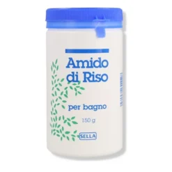 Sella Amido di Riso Polvere per il bagno ad azione lenitiva ed emolliente, 150 g